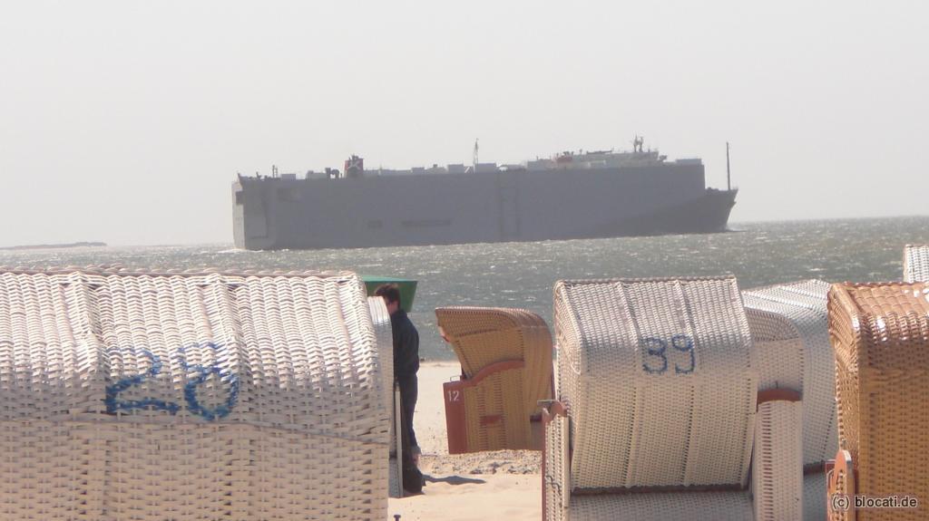 Schiff vor Borkum