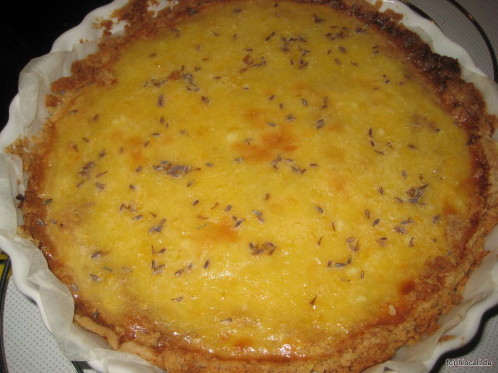 Zitronen-Lavendel-Torte