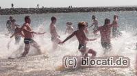 Anschwimmen auf Borkum