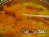 Kürbis kochen 2