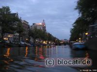 Grachtenrundfahrt Abends in Amsterdam