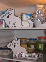 Simons cat im Kühlschrank